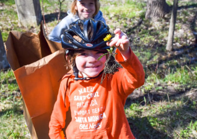 Child with Dandelion photo