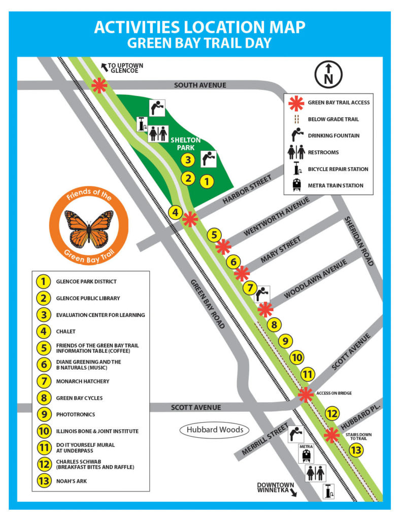 Green Bay Trail Day Map