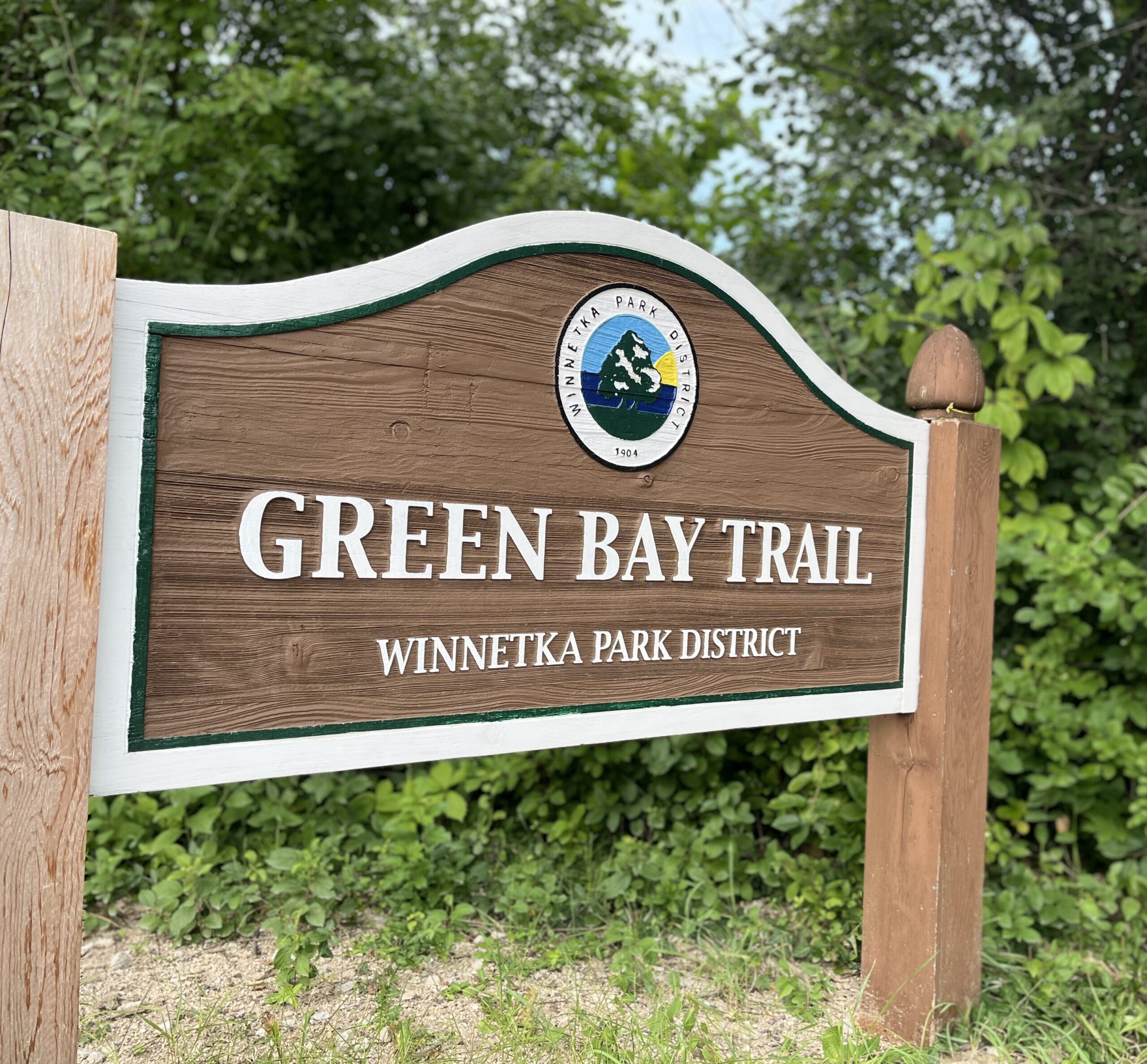 Green Bay trail sign